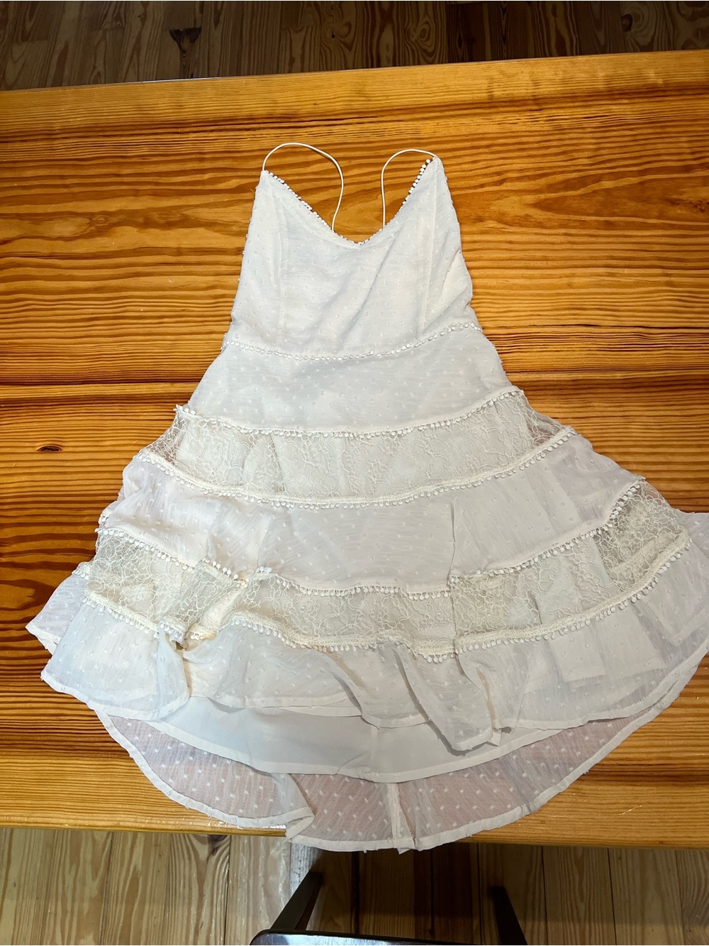 Brand New Fanco Cream dress Size M